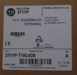 BRAND NEW ALLEN-BRADLEY 2711P-T10C4D8 PANELVIEW PLUS ASSEMBELED TERMINAL