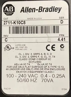 BRADLEY 2711-K10C8 SER