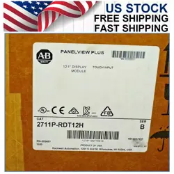 2711P-RDT12H BRAND NEW STOCK PANELVIEW PLUS DISPLAY TOUCH SCREEN ALLEN BRADLEY