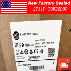 NEW ALLEN BRADLEY 2711P-T9W22D9P PANELVIEW PLUS 7 GRAPHIC TERMINAL 2711PT9W22D9P
