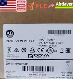 NEW FACTORY SEAL ALLEN BRADLEY 2711P-T9W22D9P PANELVIEW PLUS 7 GRAPHIC TERMINAL