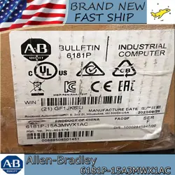 1PC NEW ALLEN BRADLEY 6181P-15A3MWX1AC /F INTEGRATED DISPLAY INDUSTRIAL COMPUTER