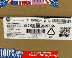 NEW ALLEN BRADLEY 2711P-T15C22D8S HMI PANELVIEW PLUS 7 TOUCHSCREEN