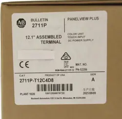 ALLEN BRADLEY 2711P-T12C4D8 2711P T12C4D8 PANELVIEW PLUS 12.1