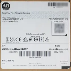 NEW ALLEN-BRADLEY 2711P-B10C22D9P PANELVIEW PLUS 7 GRAPHIC TERMINAL 24V DC