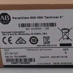ALLEN-BRADLEY 2711R-T4T SER B PANELVIEW 800 4-INCH HMI TERMINAL FACTORY SEALED