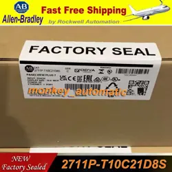 ALLEN-BRADLEY 2711P-T10C21D8S SER C HMI PANELVIEW PLUS 7 STANDARD COLOR TERMINAL