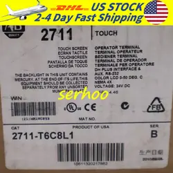 1PC AB 2711-T6C8L1 ALLEN BRADLEY 2711T6C8L1  FREE SHIPPING