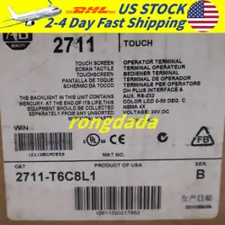 1PC 2711-T6C8L1 ALLEN BRADLEY 2711T6C8L1  FREE SHIPPING