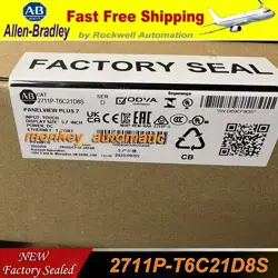 NEW ALLEN-BRADLEY 2711P-T6C21D8S PANELVIEW PLUS 7 GRAPHIC TERMINAL 2711PT6C21D8S