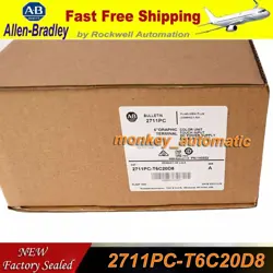 ALLEN-BRADLEY 2711PC-T6C20D8 NEW PANELVIEW PLUS 6 GRAPHIC TERMINAL 2711PCT6C20D8