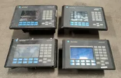 LOT OF 4 ALLEN BRADLEY PANELVIEW 600 550 2711-B6C1 2711-B5A2 2711-K5A1 FOR PARTS