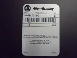 ALLEN BRADLEY PANELVIEW 1400E  1400ELTC15 / WITH 30 DAYS WARRANTY