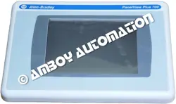 ALLEN BRADLEY PANELVIEW PLUS 700 2711P-RDT7C SERIES D DISPLAY  **NEW OVERLAY**
