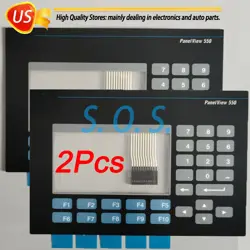 2 SETS FOR ALLEN-BRADLEY PANELVIEW 550 2711-B5A2 2711-B5A1 TOUCH SCREEN+ KEYPAD