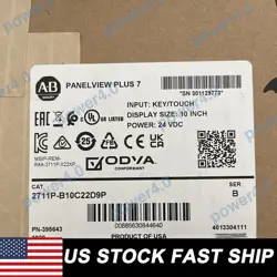 2711P-B10C22D9P NEW ALLEN-BRADLEY AB SEALED PANELVIEW PLUS 7 GRAPHIC TERMINAL