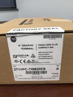 NEW SEALED ALLEN BRADLEY 2711PC-T6M20D8 /A PANELVIEW PLUS 600. FACTORY SEALED