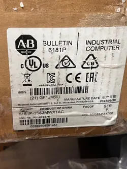 1PC NEW ALLEN BRADLEY 6181P-15A3MWX1AC INTEGRATED DISPLAY INDUSTRIAL COMPUTER