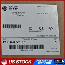1PC ALLEN-BRADLEY 2711P-RDT12C SER C PANELVIEW PLUS ALLEN BRADLEY 2711PRDT12C US
