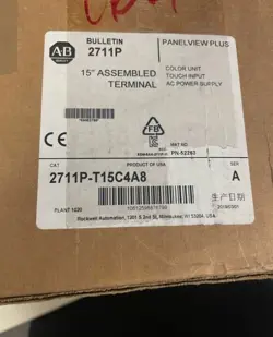 FACTORY SEALED ALLEN BRADLEY 2711P-T15C4A8 2711PT15C4A8 PANELVIEW NEW