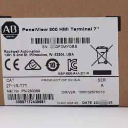 2711RT7T ALLEN-BRADLEY 2711R-T7T  PANELVIEW 800 HMI TERMINAL 7''
