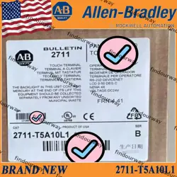 2711-T5A10L1 ALLEN BRADLEY PANELVIEW 550 2711T5A10L1 NEW SEALED FREE SHIPPING