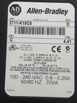 2711-K10C8 PANELVIEW 1000