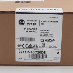 BRAND NEW ALLEN-BRADLEY SEALED 2711P-T6C20D8 PANELVIEW PLUS 6 GRAPHIC TERMINAL
