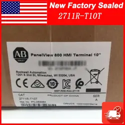 NEW ALLEN-BRADLEY 2711R-T10T PANELVIEW 800 10.4-INCH HMI TERMINAL AB 2711R T10T