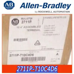 ALLEN BRADLEY 2711P-T10C4D6 SER A TOUCH SCREEN NEW SEAL STOCK FREE SHIPPING NEW