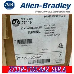 NEW ALLEN BRADLEY 2711P-T10C4A2 PANELVIEW PLUS 1000 TOUCH/COLOR TERMINAL NEW