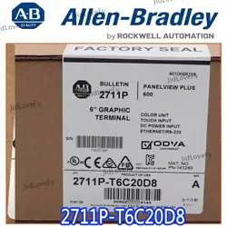ALLEN BRADLEY 2711P-T6C20D8 TOUCH SCREEN BRAND NEW SEAL STOCK FREE SHIPPING NEW