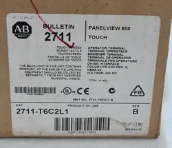ALLEN BRADLEY 2711-T6C2L1 SER B PANELVIEW 600 TOUCHSCREEN