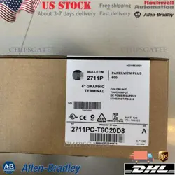 NEW 2711PC-T6C20D8 ALLEN BRADLEY PANELVIEW PLUS COMPACT600 TOUCH FREE SHIPPING #