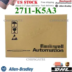 ALLEN BRADLEY 2711-K5A3 PANELVIEW 550 WITH DH485 FRN 4.46 NEW 2711K5A3 #