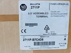 ALLEN BRADLEY 2711P-B7C4D8 SER: A PANELVIEW PLUS 6.5