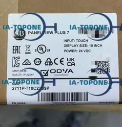 2022-2023 NEW  IN BOX ALLEN-BRADLEY 2711P-T10C22D9P 1YEAR WARRANTY