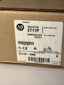 ALLEN BRADLEY 2711P-RN6 /B PANELVIEW PLUS MODULE DH+/RIO/DH485, NEW-OPEN BOX