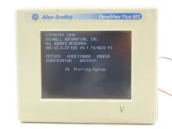 ALLEN BRADLEY 2711P-T6C20D PANELVIEW PLUS 600 TOUCH SCREEN PLC HMI SER A 24VDC