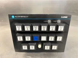 ALLEN BRADLEY 2705-P21J1 REDIPANEL  PUSH BUTTON KEYPAD MODULE SER D (2C-3)