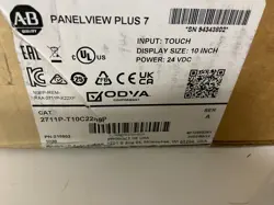 NEW 1PC 2711P-T10C22D9P NEW IN BOX ALLEN-BRADLEY PANELVIEW PLUS 7