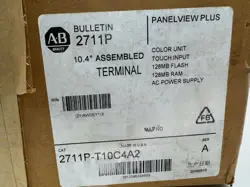 ALLEN-BRADLEY 2711P-T10C4A2 PANELVIEW PLUS 1000 TOUCH/COLOR TERMINAL NEW IN BOX