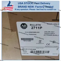 AB 2711P-T10C4A8 PANELVIEW 1000 PLUS 6 W/ 2711P T10C4A8 BRAND NEW