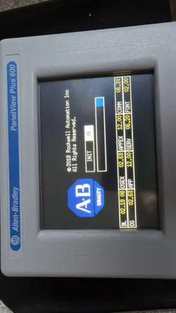 ALLEN-BRADLEY PANELVIEW PLUS 600 2711P-T6C20A8