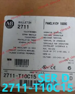 2711-T10C15 SER D NEW ALLEN-BRADLEY PANELVIEW 1000 OPERATOR INTERFACE 2711T10C15