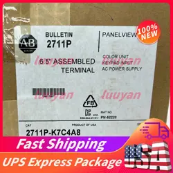 ALLEN BRADLEY  2711P-K7C4A8 ABPANELVIEW PLUS TERMINAL 2711P K7C4A8 FREE SHIPPING