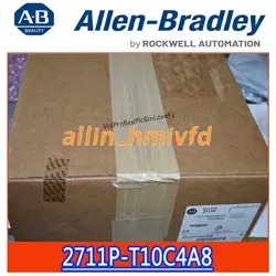 2711P-T10C4A8 ALLEN BRADLEY 2711P-T10C4A8 TOUCH SCREEN NEW SEAL FREE SHIPPING
