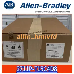 2711P-T15C4D8 ALLEN BRADLEY 2711P-T15C4D8 TOUCH SCREEN NEW SEAL FREE SHIPPING