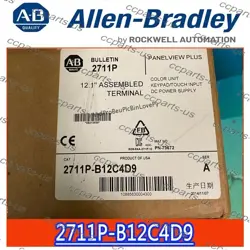 ALLEN BRADLEY 2711P-B12C4D9 TOUCH SCREEN NEW SEAL STOCK FREE SHIPPING