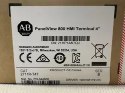 AB 2711R-T4T /B ALLEN-BRADLEY PANELVIEW 800 4.3-INCH HMI TERMINAL 2711RT4T